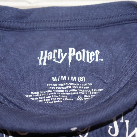 ⚡ Harry Potter Shirt · “I Solemnly Swear” · Sequined Glasses · Size M (8) - Picture 3 of 5